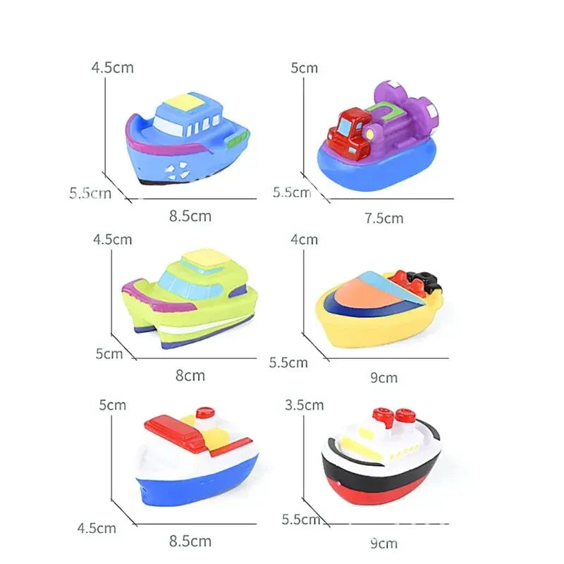 FloatFleet – Badeboot-Spielzeugset für Kleinkinder ab 1,5 Jahren – Inspiriert Wasserspiele & Fantasievolle Badeabenteuer