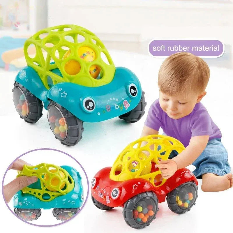 RattleRover – Rollendes Auto-Spielzeug für Babys ab 6 Monaten – Fördert Krabbeln & Sensorisches Spielen