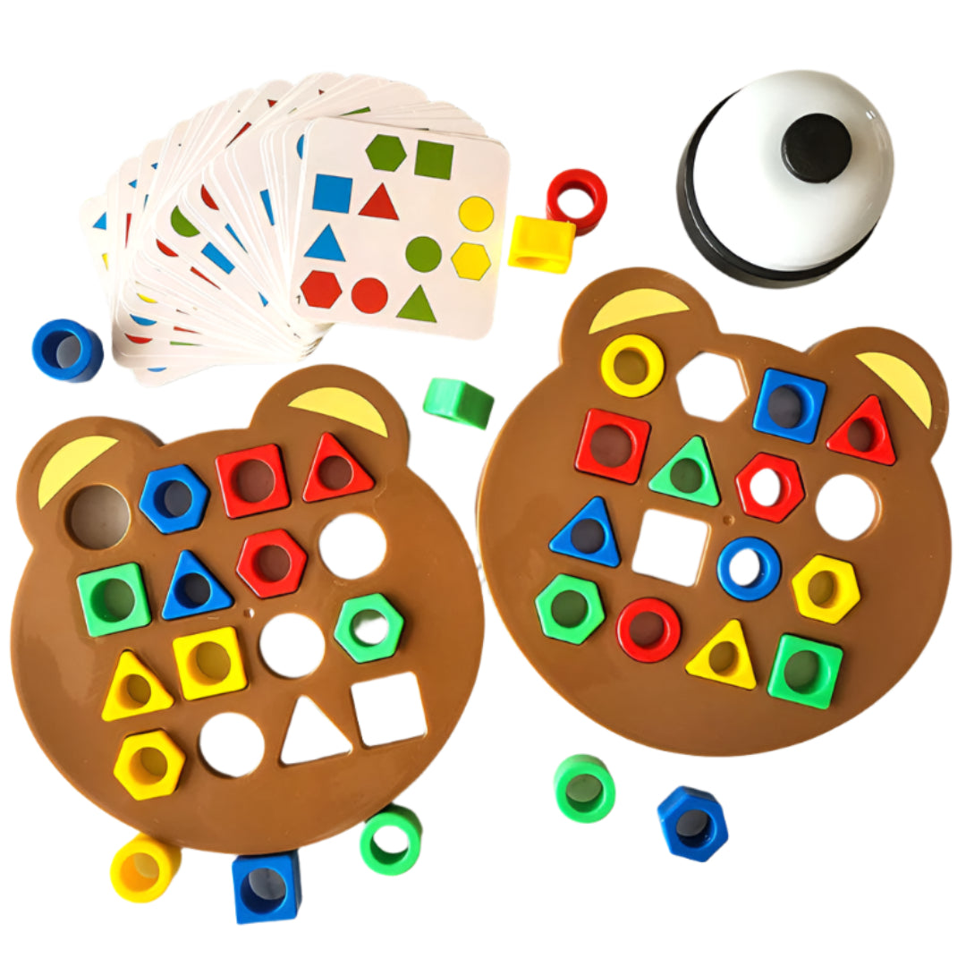 FormFriend – Lernspielzeug Bären-Formsortierer | Kognitives & Motorik-Spielspaß ab 3 Jahren