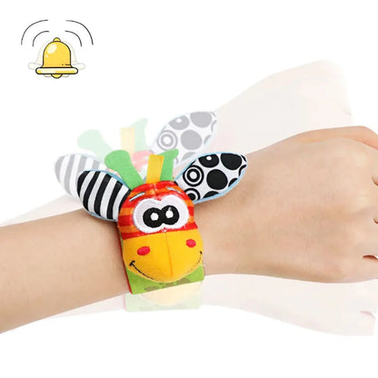 SensoryPlush- Weiche, rasselnde Socken und Armbänder für die ersten Entdeckungen