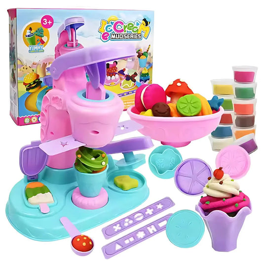 ScoopMold™ – Eiscreme Knetmaschine Spielset für Kinder ab 4 Jahren