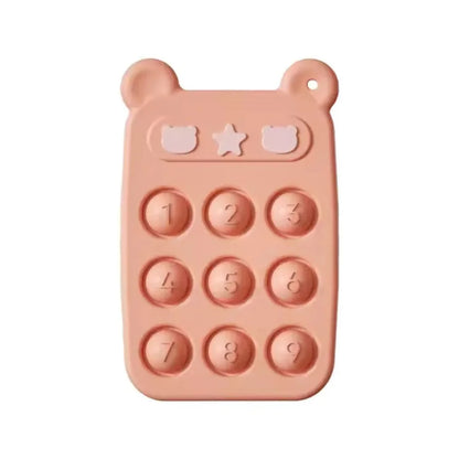 SiliPop™ - Zappel-Zahlenblock und Beißring aus Silikon für Babys