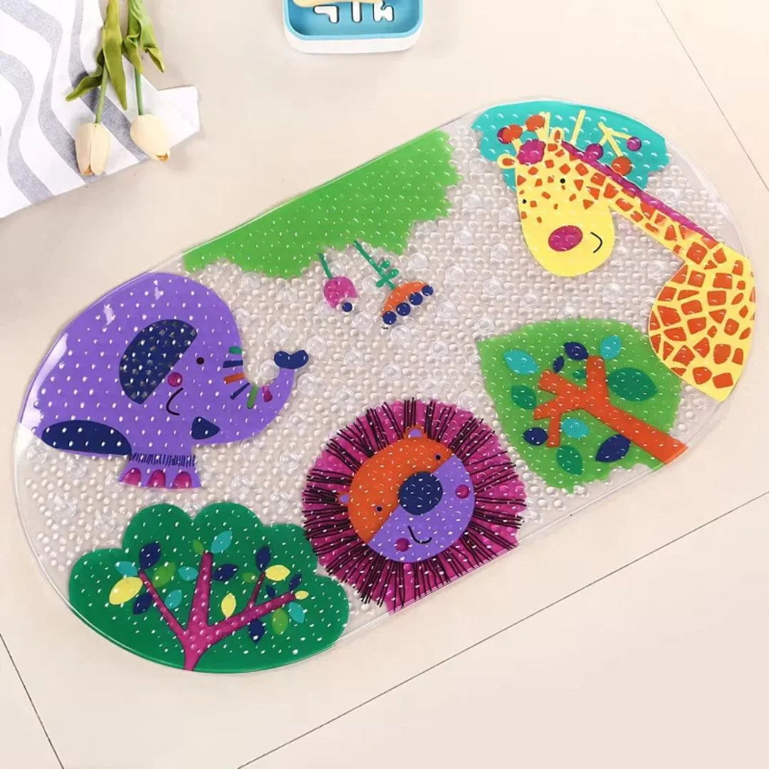 SafeSplash™ – Rutschfeste Badematte mit Saugnäpfen für Babys