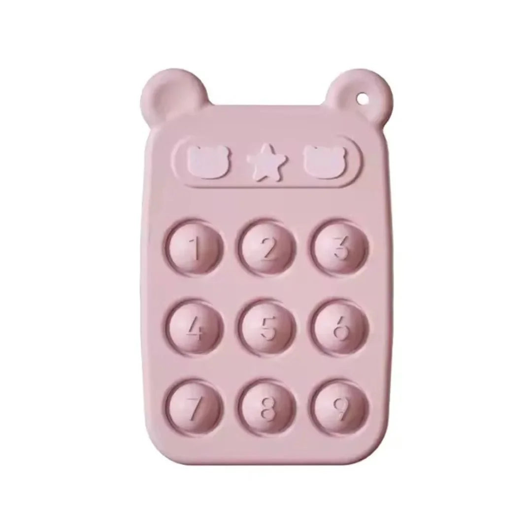 SiliPop™ - Zappel-Zahlenblock und Beißring aus Silikon für Babys