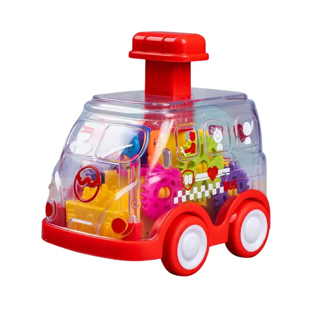 GearRush™ - Transparentes Auto zum Schieben und Fahren für Kinder ab 2 Jahren