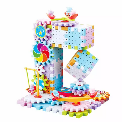 SpinFun - Bildungs-Spielzeugset mit Zahnrädern