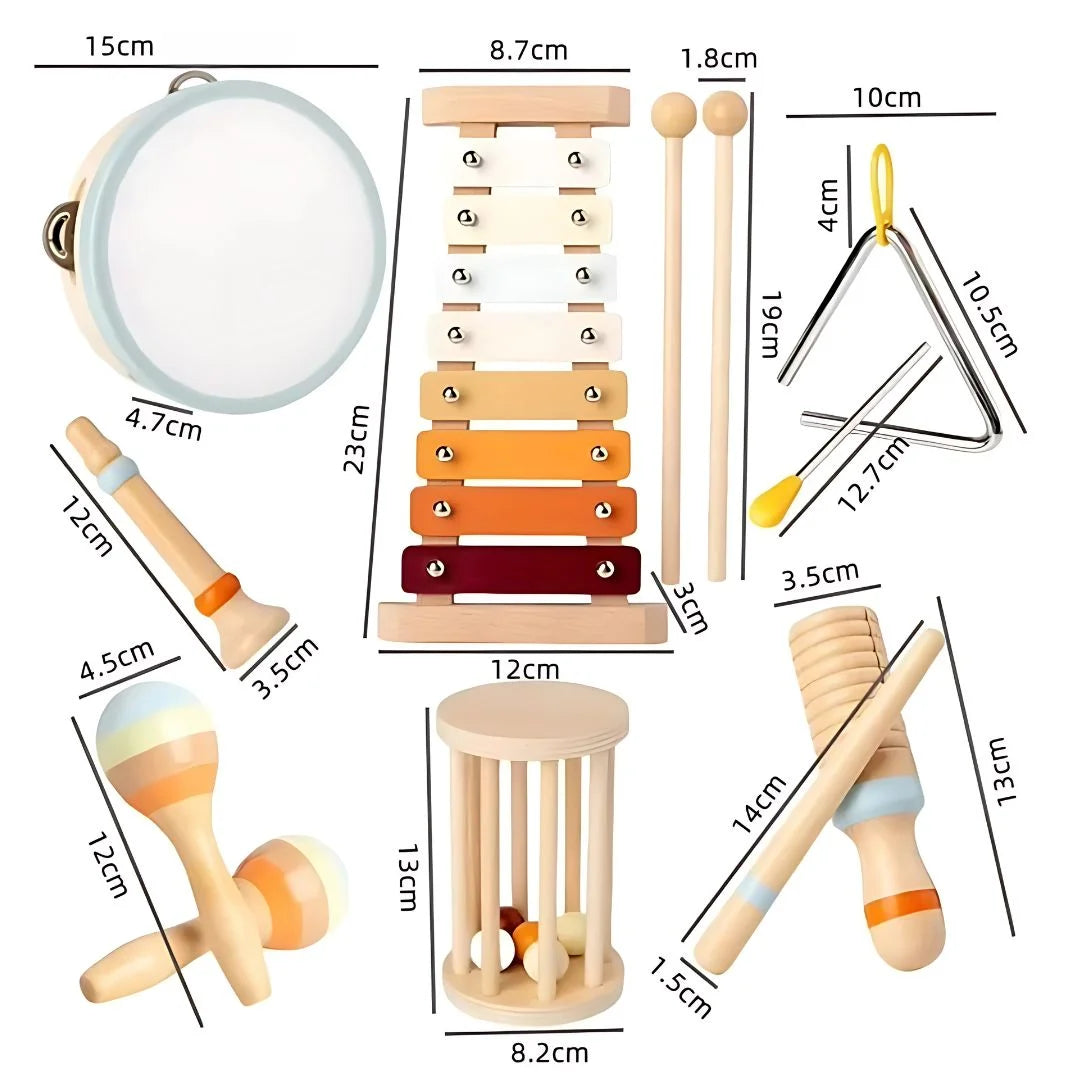 Bellzy™ – Montessori Baby Glockenrassel für Babys ab 5 Monaten