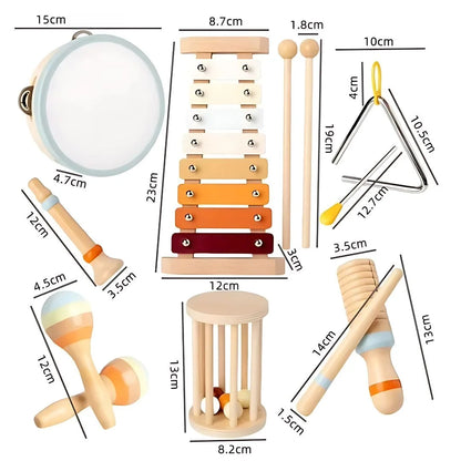 Bellzy™ – Montessori Baby Glockenrassel für Babys ab 5 Monaten