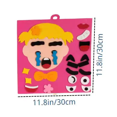 PlayfulMinds™ – DIY Emotion Puzzle für Kinder ab 3+ – Fördert Emotionale Intelligenz