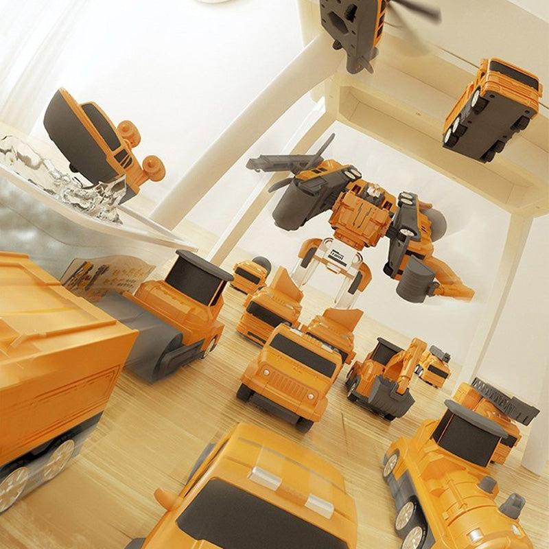 MagnaGear - Magnetisches Transformations-Engineering-Auto-zusammengebautes Spielzeug