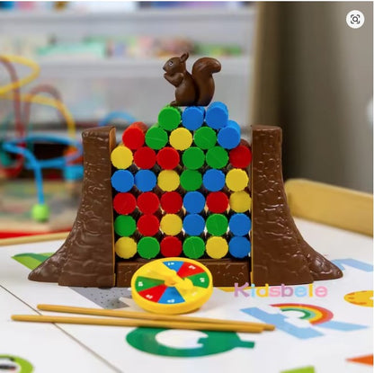 LogBalance – Holzstapelspiel für Kinder ab 3 Jahren – Fördert Koordination und Geduld