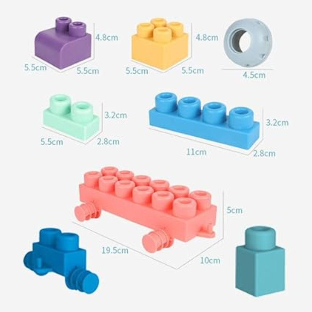 SquishCubes - Silikonklötze für sicheres Spielen