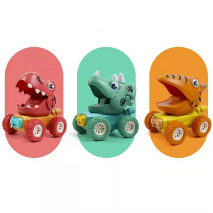 TrexTrek - Rückziehbare Dino-Monstertrucks