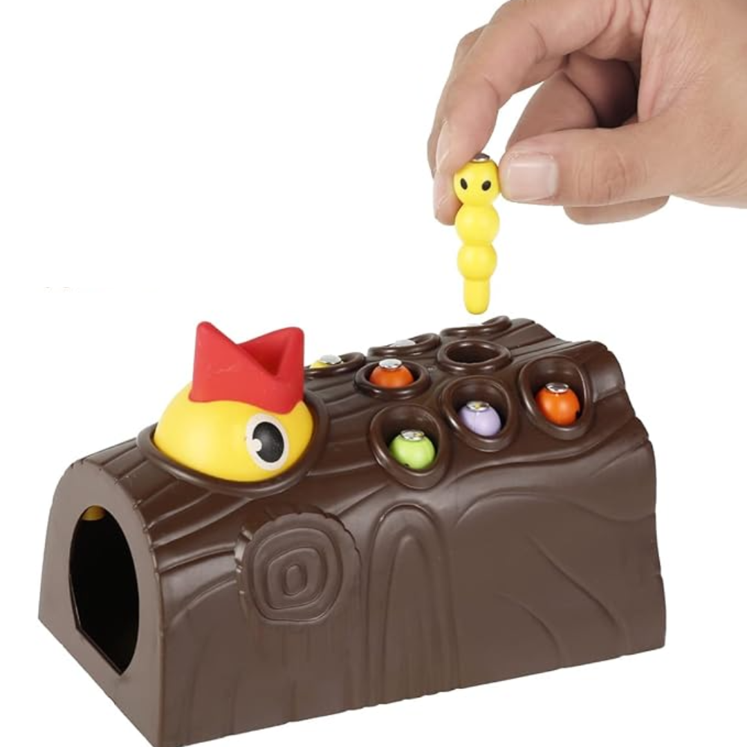 CatchCritters – Magnetisches Wurmspiel | Montessori Feinmotorik Spielzeug für Kinder ab 3 Jahren