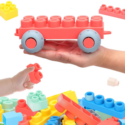 SquishCubes - Silikonklötze für sicheres Spielen